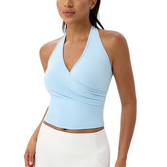 Women's Casual Tank Shirt Halter Tank Tops V-Neck Sleeveless Shirts Workout Tank Camisole Tops