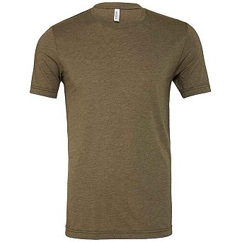 Bella Canvas Unisex Adults Triblend Crew Neck T Shirt