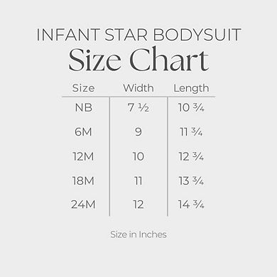 USA Bold - Baby Short Sleeve Star Bodysuit