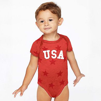 USA Bold - Baby Short Sleeve Star Bodysuit