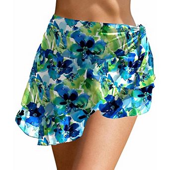 Ekouaer Sarong Wraps Chiffon Beach Coverup Sheer Short Bathing Suit Cover Up Skirt Swimwear