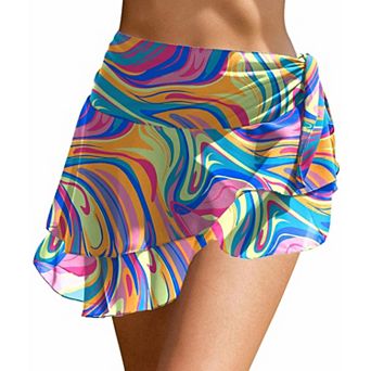 Ekouaer Sarong Wraps Chiffon Beach Coverup Sheer Short Bathing Suit Cover Up Skirt Swimwear