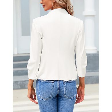 Women's Slim Fit Blazer Jacket Long Sleeve Lightweight Blazer