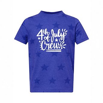 4th Of July Crew - Toddler Short Sleeve Star Tee