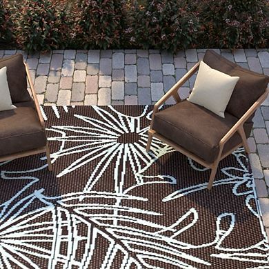 Palm Leaf Outdoor Rug