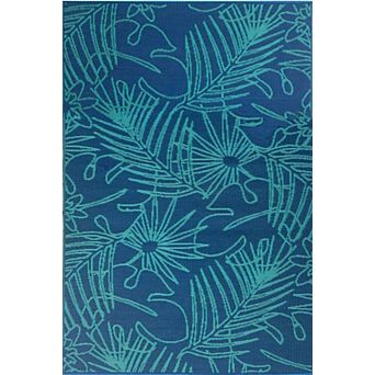 Palm Leaf 4ftx6ft Outdoor Rug