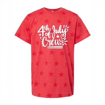 4th Of July Crew - Youth Short Sleeve Star Tee