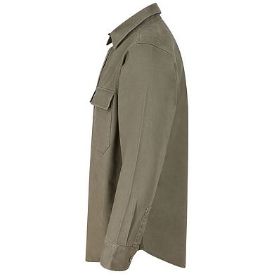 Front Row Unisex Adult Cotton Drill Overshirt