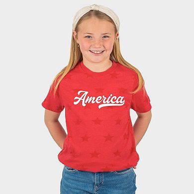America - Youth Short Sleeve Star Tee