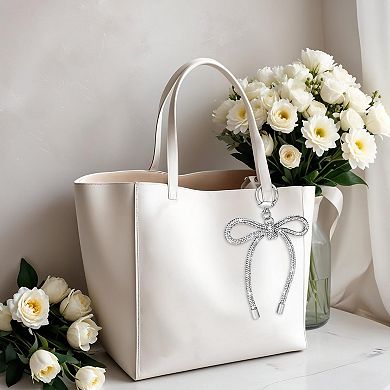 Women's Rhinestone Bow Keychain Cute Bag Charms