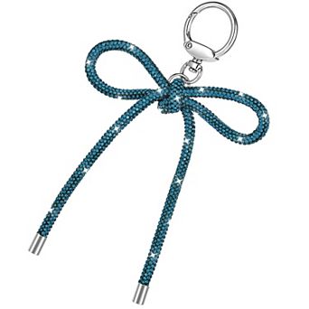 Women's Rhinestone Bow Keychain Cute Bag Charms
