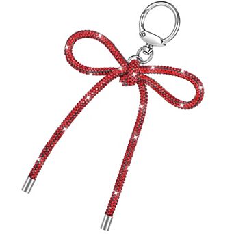 Women's Rhinestone Bow Keychain Cute Bag Charms