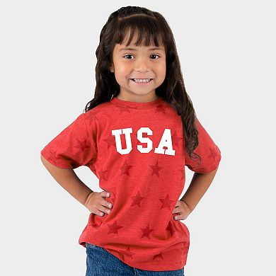 USA Bold - Toddler Short Sleeve Star Tee