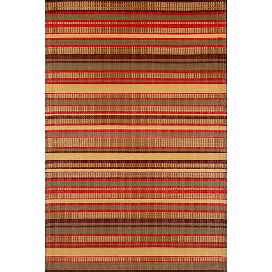 Stripes 4ftx6ft Outdoor Rug