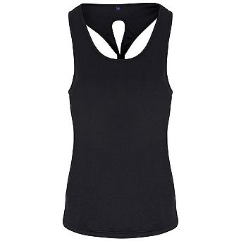 TriDri Womens/Ladies Yoga Knot Vest