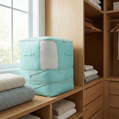 1 Pack Clothes Storage, Foldable Storage Bags, Moving Bags for Organizing Bedroom Clothing Comforter