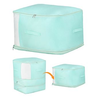 1 Pack Clothes Storage, Foldable Storage Bags, Moving Bags for Organizing Bedroom Clothing Comforter