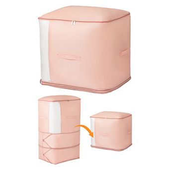 1 Pack Clothes Storage, Foldable Storage Bags, Moving Bags for Organizing Bedroom Clothing Comforter