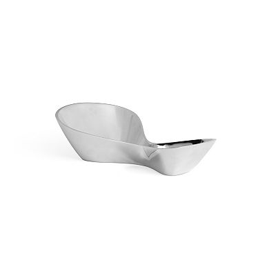 Nambe 15" Ribbon Serving Bowl Stylish, Durable Alloy with Unique Ribbon Shape, Oven-Safe and Large