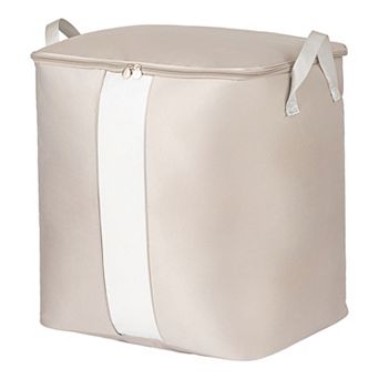 1 Pack Clothes Storage, Viewport Storage Bag, Moving Bag for Comforter, Closet Storage with Handles