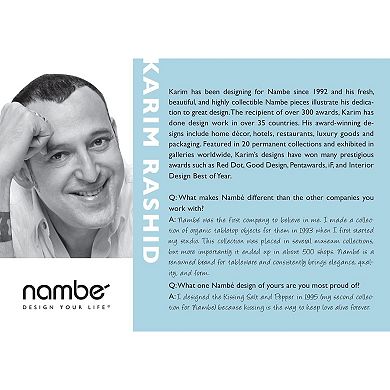 Nambe Morphik Handled Tray, Large Serving Platter Can Be Heated or Chilled, Dish for Serving Food