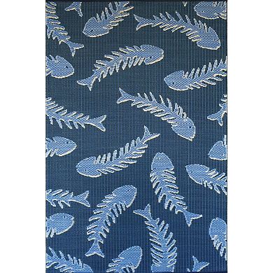 Fishbone 4ftx6ft Outdoor Rug