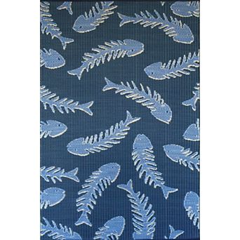 Fishbone Outdoor Rug