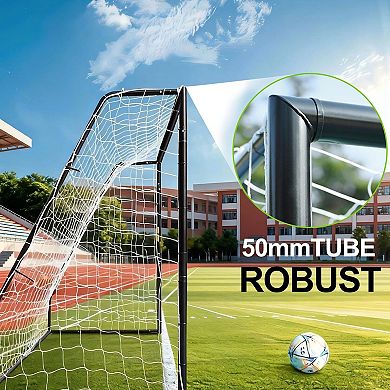 Training Soccer Goal ,Heavy Duty Backyard, Galvanized Steel ,Weather ...