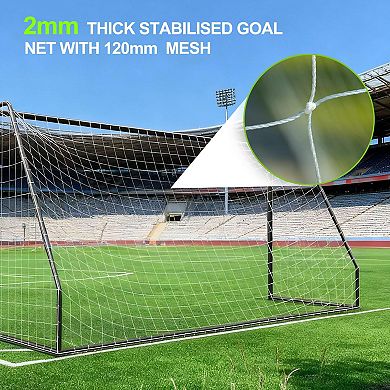 Training Soccer Goal ,Heavy Duty Backyard, Galvanized Steel ,Weather Resistant Powder Coated Net