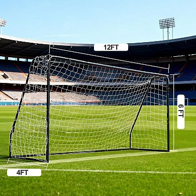 Training Soccer Goal ,Heavy Duty Backyard, Galvanized Steel ,Weather ...