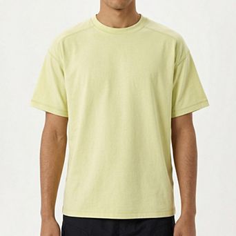 Men's Short Sleeve Oversized T-Shirt with Relaxed Fit Soft Lightweight Everyday Essential Top