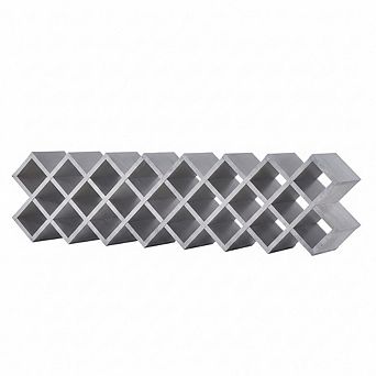 Kings Brand Furniture Cava Wine Rack - Modern Concrete Geometric Design