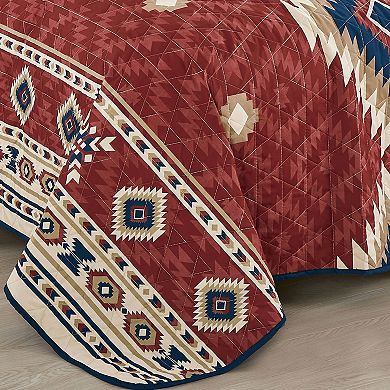 ESCA Red Southwestern Quilt Set