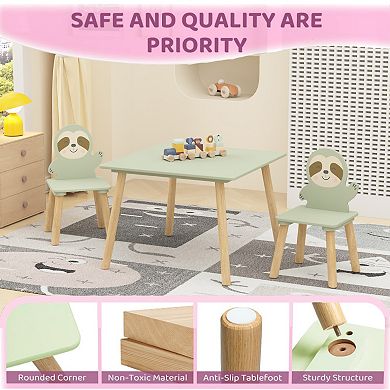Kids Activity Table and 2 Chair Set