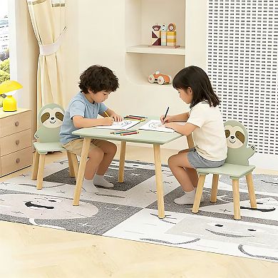 Kids Activity Table and 2 Chair Set