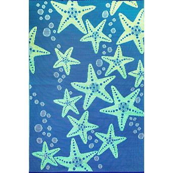 Starfish 4ftx6ft Outdoor Rug