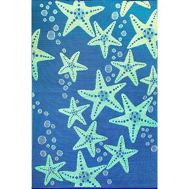 Starfish 4ftx6ft Outdoor Rug