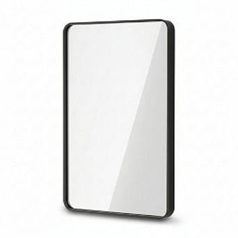 Matte Black Bathroom Mirror 20x30, Tempered Glass Modern Farmhouse Wall Mounted