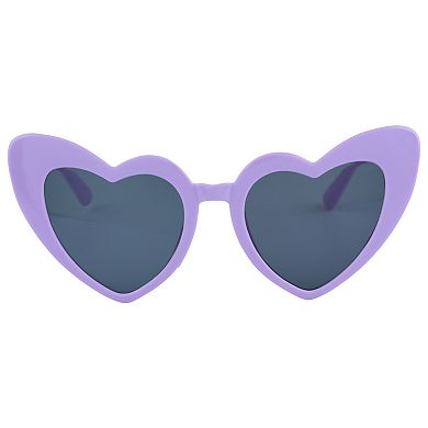 Unisex Heart-Shaped Full-Frame Sunglasses Cool Cute Trendy Versatile Sun Glasses UV Protection