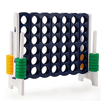 Giant 4-in-a-Row Connect Game Set for Kids and Adults