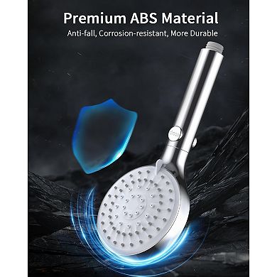 Handheld Shower Head High Pressure, 80" Extra Long Hose with ON/OFF Switch & Adjustable Bracket