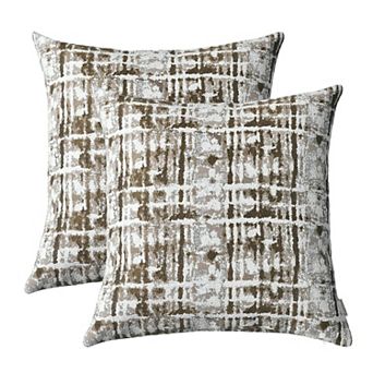 Couch Decorative Throw Pillow Cover 18" x 18" 2 pc