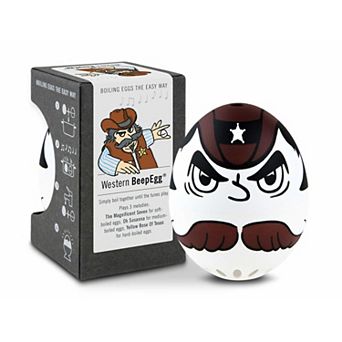 BrainStream Western BeepEgg - Plays Tunes for Soft, Medium, Hard-Boiled Eggs & Any Egg Size