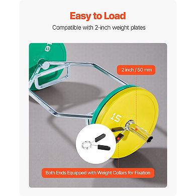 Hex Trap Bar 2 Inch Olympic Weightlifting Bar With 800 Lb Capacity