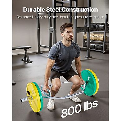 Hex Trap Bar 2 Inch Olympic Weightlifting Bar With 800 Lb Capacity