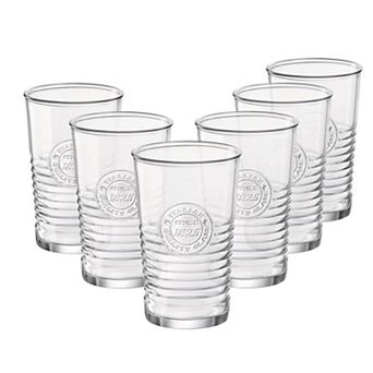 Bormioli Rocco Officina1825 Cooler Glass, 16 oz, Clear, (Pack of 6)