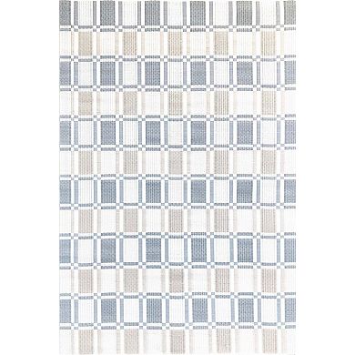 Plaid 4ftx6ft Outdoor Rug