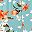 Turquoise Floral