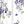 Floral Purple White