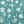 Blue Green Floral
